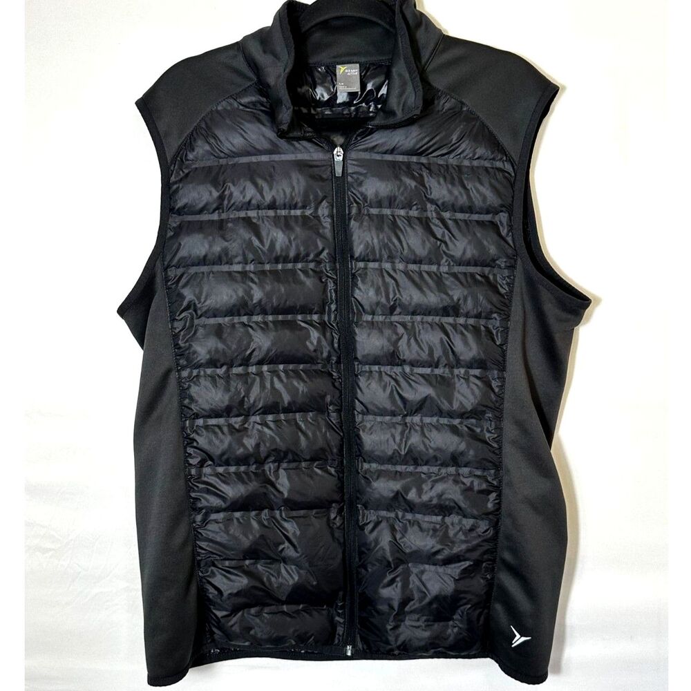 Old Navy Active Women's Lightweight Full Zip Puffer Vest Size L Back Zip Pocket